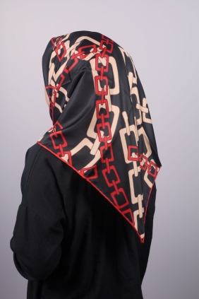 Berussa Desenli Tivil Eşarp - Desen-01