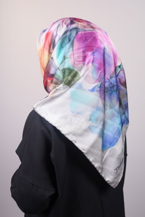 Piramit Luxer Desenli Rayon Eşarp - Desen-31