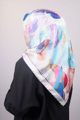 Piramit Luxer Desenli Rayon Eşarp - Desen-32