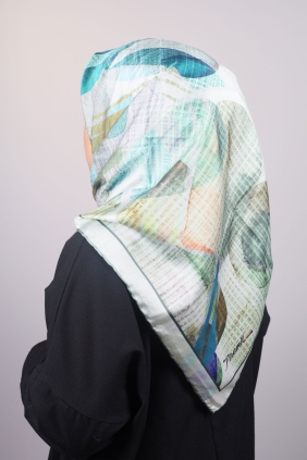 Piramit Luxer Desenli Rayon Eşarp - Desen-32