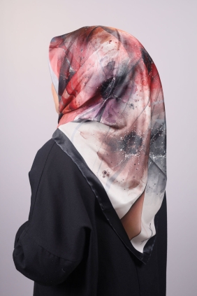 Piramit Luxer Desenli Rayon Eşarp - Desen-34