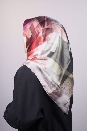 Piramit Luxer Desenli Rayon Eşarp - Desen-35