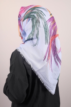 Poloist Desenli Sökme Tülbent - Desen-226