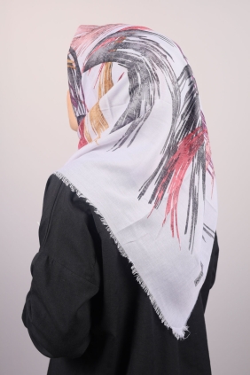 Poloist Desenli Sökme Tülbent - Desen-226