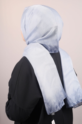 Piramit Düz Renk Simli Kenarı Desenli Abiye Şal - Desen-01