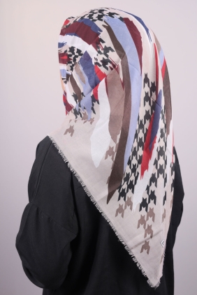 Poloist Desenli Sökme Tülbent - Desen-231