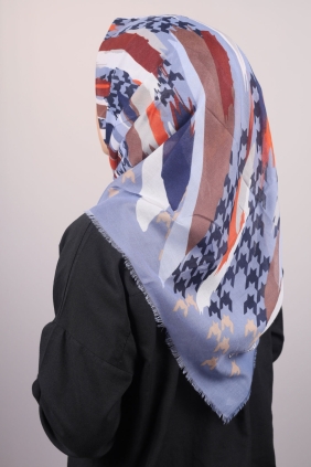 Poloist Desenli Sökme Tülbent - Desen-231