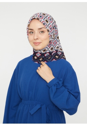 Poloist Desenli Sökme Tülbent - Desen-245