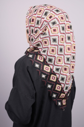 Poloist Desenli Sökme Tülbent - Desen-245