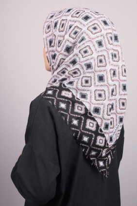 Poloist Desenli Sökme Tülbent - Desen-245