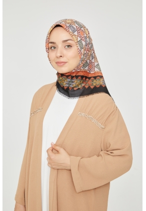 Poloist Desenli Sökme Tülbent - Desen-246