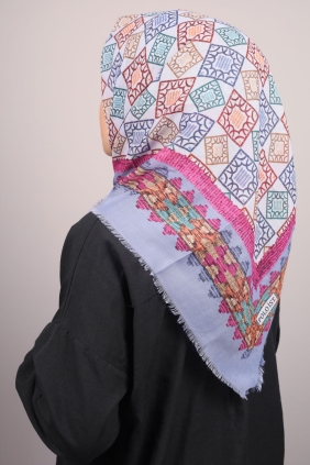 Poloist Desenli Sökme Tülbent - Desen-246