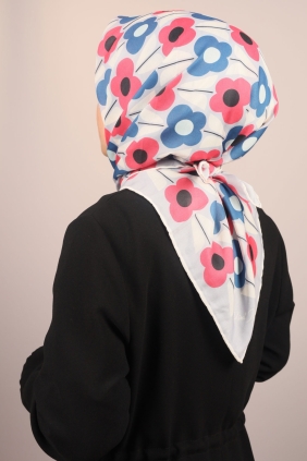 Hint İpek Desenli Otantik Eşarp - Desen-03