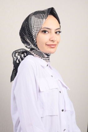 Bonjela Desenli Mio Caz Eşarp - Desen-08