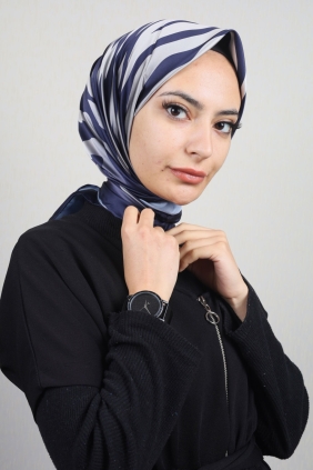 Piramit Luxer Desenli Rayon Eşarp - Desen-37