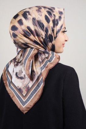 Piramit Luxer Desenli Rayon Eşarp - Desen-38