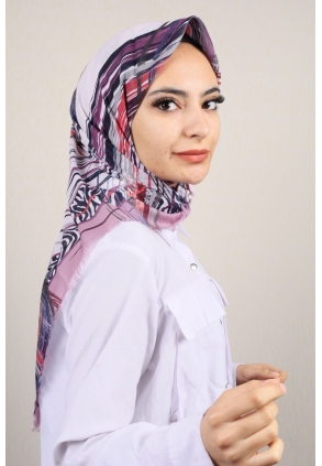 Poloist Desenli Sökme Tülbent - Desen-259