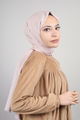 Hint İpek Desenli Balık Sırtı Pamuk Şal - Desen-03