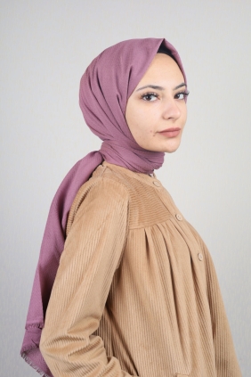 Hint İpek Desenli Balık Sırtı Pamuk Şal - Desen-03