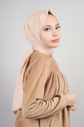 Hint İpek Desenli Balık Sırtı Pamuk Şal - Desen-03