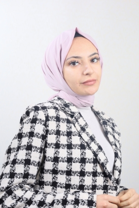 Madame Polo Düz Renk Medine İpeği Şal - Desen-02