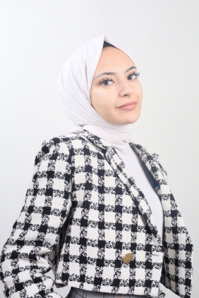 Madame Polo Düz Renk Medine İpeği Şal - Desen-02