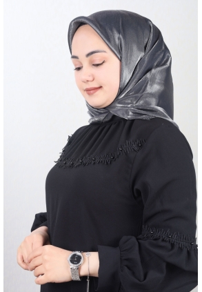 Levidor Düz Renk Pırıltı Eşarp - Desen-01