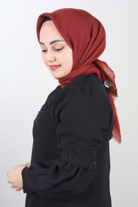 Eyfel Düz Renk Aerobin Eşarp - Desen-01