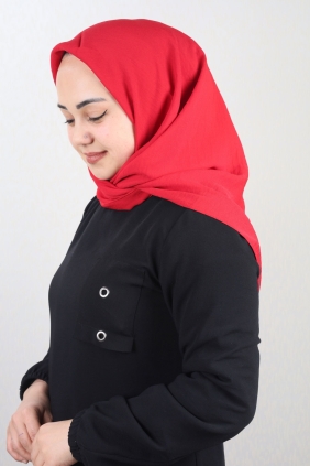 La Butik Düz Renk Aerobin Caz Eşarp - Desen-01