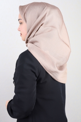 Scarfella Kendinden Desenli Viskon Eşarp - Desen-01