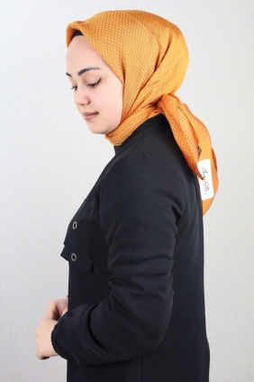 Scarfella Kendinden Desenli Viskon Eşarp - Desen-01