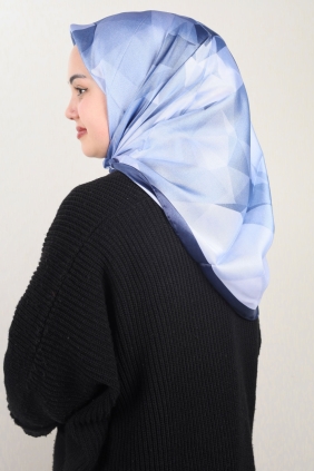 Berussa Hybrid Desenli Kristal Eşarp - Desen-03