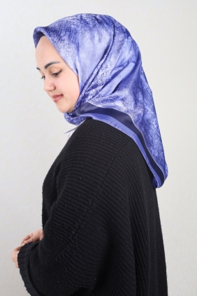 Berussa Hybrid Desenli Kristal Eşarp - Desen-04