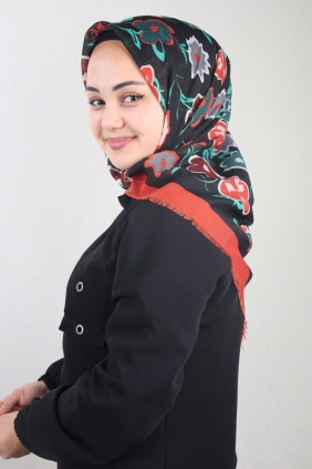 Poloist Desenli Sökme Tülbent - Desen-267