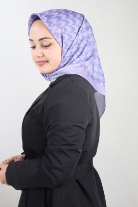 Emproyal Desenli Naturel Pamuk Eşarp - Desen-07