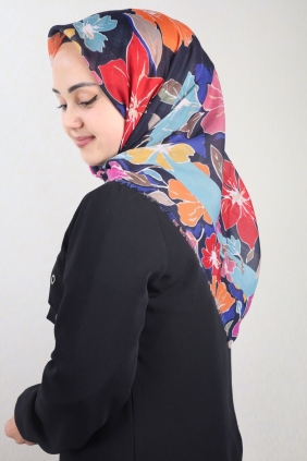 Poloist Desenli Sökme Tülbent - Desen-268