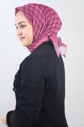 Emproyal Desenli Pliseli Eşarp - Desen-05