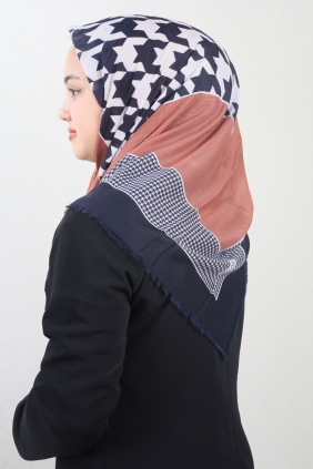 Poloist Desenli Sökme Tülbent - Desen-270