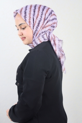 Poloist Desenli Sökme Tülbent - Desen-271