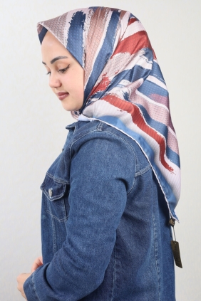 Cazz Scarf Desenli Tivil Eşarp - Desen-01
