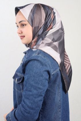 Cazz Scarf Desenli Tivil Eşarp - Desen-02