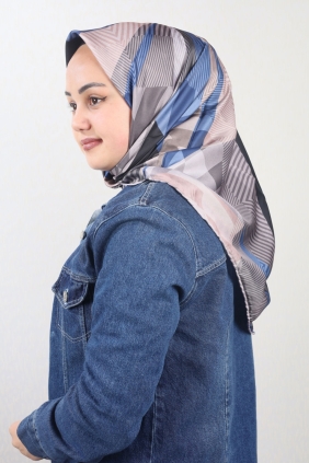 Cazz Scarf Desenli Tivil Eşarp - Desen-02