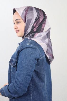 Cazz Scarf Desenli Tivil Eşarp - Desen-02