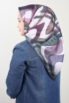 Cazz Scarf Desenli Tivil Eşarp - Desen-04