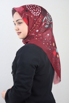 Poloist Desenli Sökme Tülbent - Desen-275