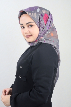 Poloist Desenli Sökme Tülbent - Desen-275