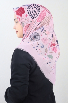 Poloist Desenli Sökme Tülbent - Desen-275