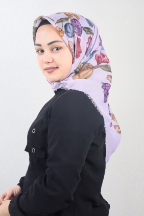 Poloist Desenli Sökme Tülbent - Desen-276