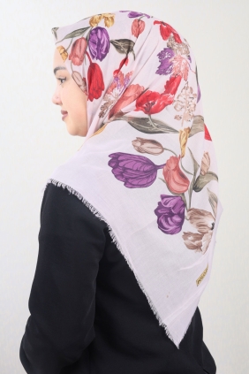 Poloist Desenli Sökme Tülbent - Desen-276