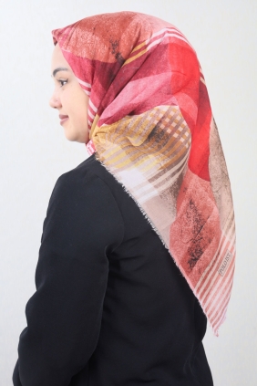 Poloist Desenli Sökme Tülbent - Desen-278